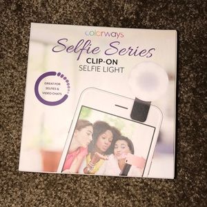 Selfies clip on light